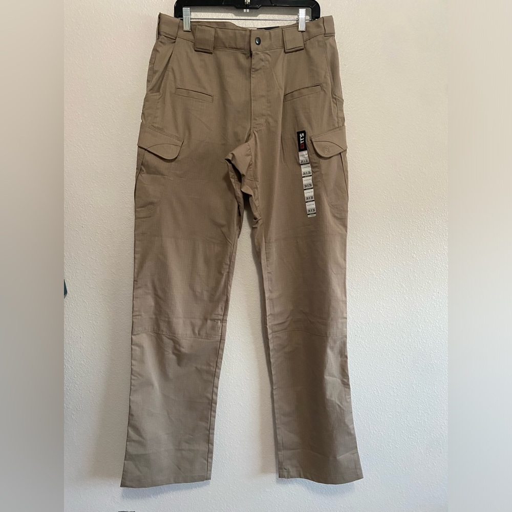 5.11 Tactical Pants: T-Flex Stryke, KHAKI, 34W/36L 74369-055